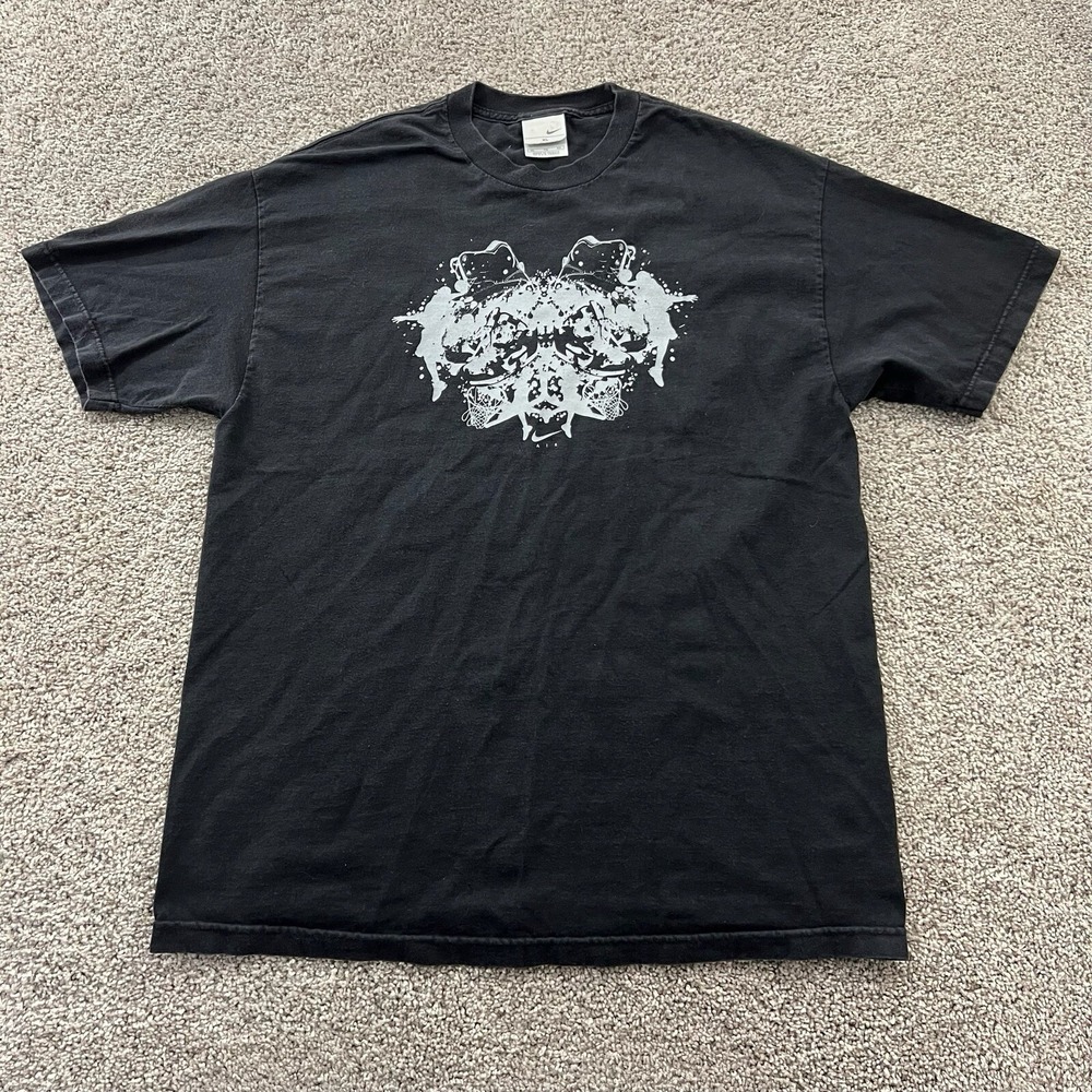 Vintage 2000s Y2K Nike Air Basketball T Shirt Mens XL Rorschach Jordan‎ Sneaker